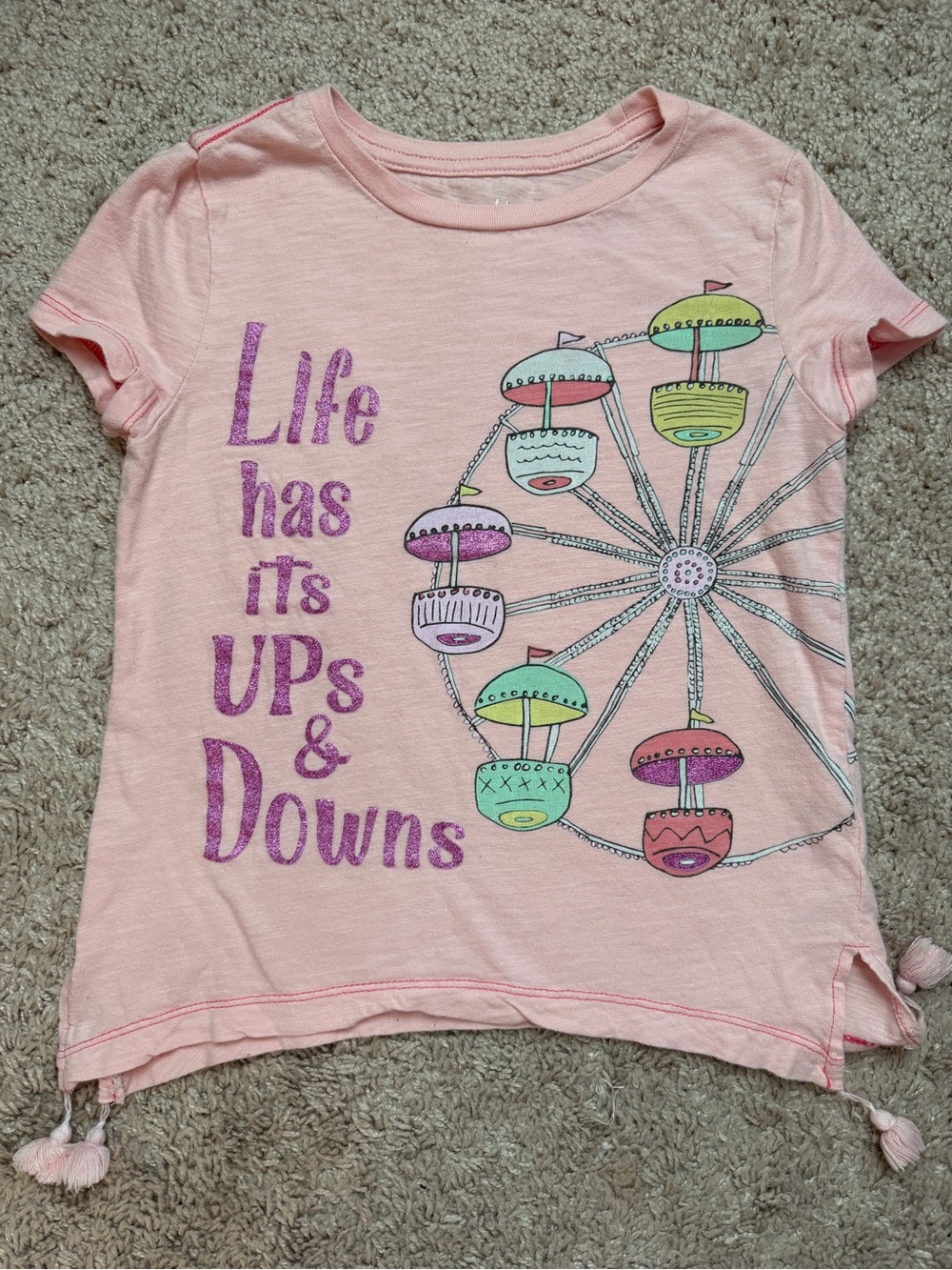 Girls Peek Ferris Wheel T-Shirt